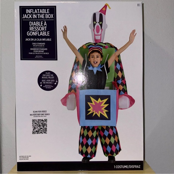 Jack In The Box Child Costume
Medium 8-10 - Picture 4 of 4